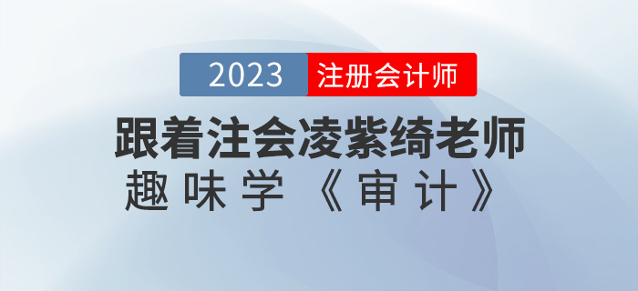 跟著注會凌紫綺老師趣味學《審計》 跟著注會凌紫綺老師趣味學《審計》