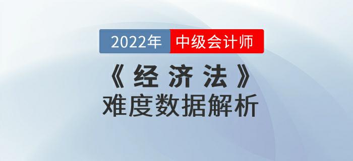 2022年9月份中級會計考試《經(jīng)濟法》難度數(shù)據(jù)解析來嘍！不容錯過！