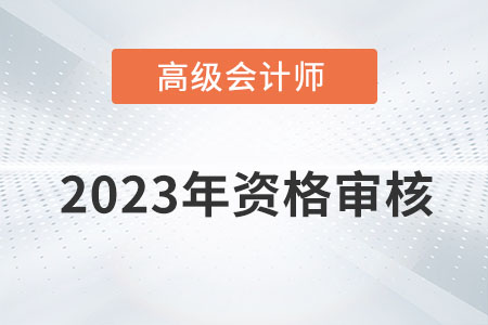 河南省2023年高級會計師考試資格審核方式：網(wǎng)上審核