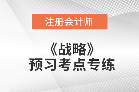 企業(yè)文化的類型_注會(huì)戰(zhàn)略預(yù)習(xí)考點(diǎn)專練