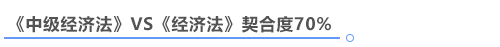中級會(huì)計(jì)經(jīng)濟(jì)法與注會(huì)經(jīng)濟(jì)法契合度
