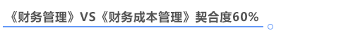 中級會(huì)計(jì)財(cái)管與注會(huì)財(cái)管契合度