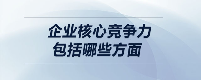 企業(yè)核心競爭力包括哪些方面