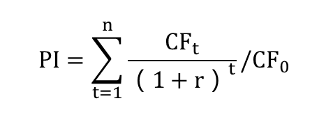 現(xiàn)值指數(shù)