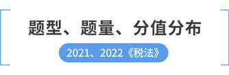 題型、題量、分值分布