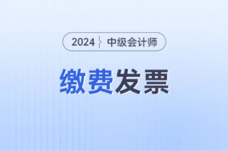 2024年中級會計考試報名費用繳費方式？