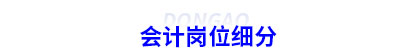 初級會計崗位細分