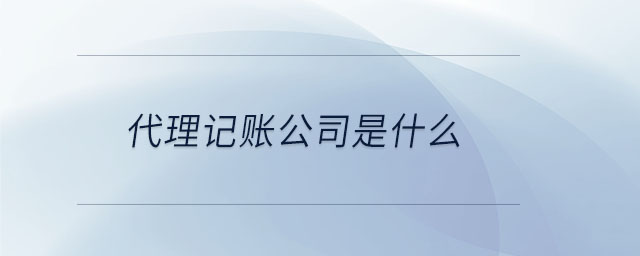 代理記賬公司是什么 代理記賬公司是什么