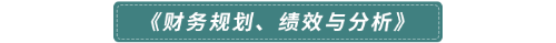 《財務規(guī)劃、績效與分析》