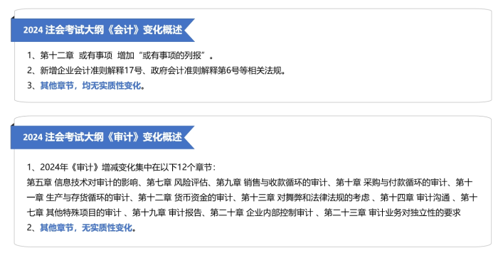 24年會(huì)計(jì)審計(jì)變化