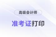 2024年高級會計師準(zhǔn)考證打印常見問題匯總
