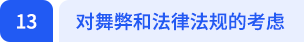 對舞弊和法律法規(guī)的考慮