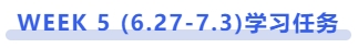 中級(jí)會(huì)計(jì)WEEK 5 (6.27-7.3)學(xué)習(xí)任務(wù)