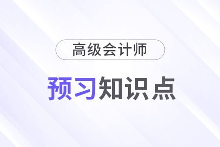 2025年《高級會計實務(wù)》預習知識點