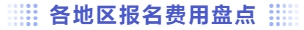 各地區(qū)報名費用盤點
