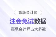 注會免試數(shù)據(jù)曝光，高級會計師占大多數(shù)