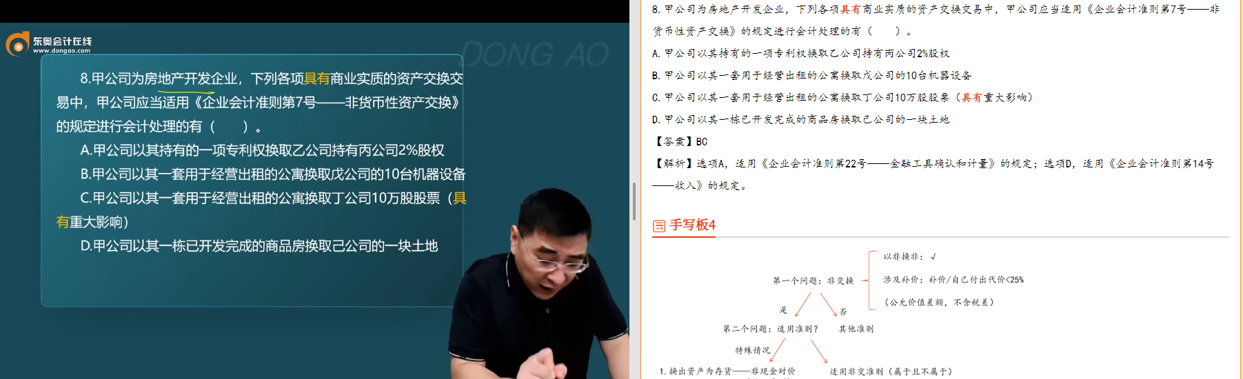 中級會計張敬富好題快攻班第2講涉及該知識點