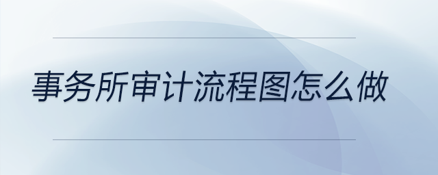 事務(wù)所審計(jì)流程圖怎么做