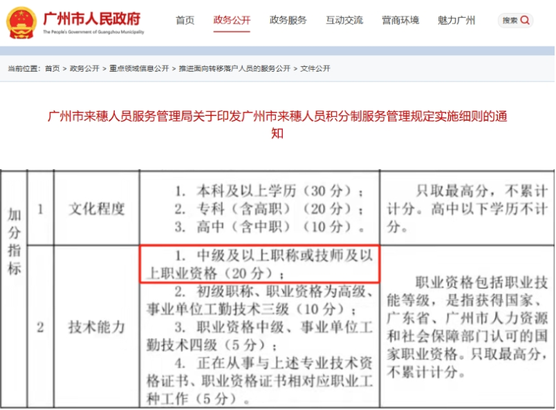 中級(jí)會(huì)計(jì)證書(shū)落戶政策