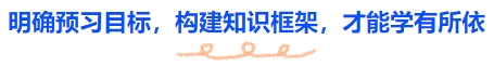 中級會計明確預(yù)習(xí)目標(biāo)，構(gòu)建知識框架，才能學(xué)有所依