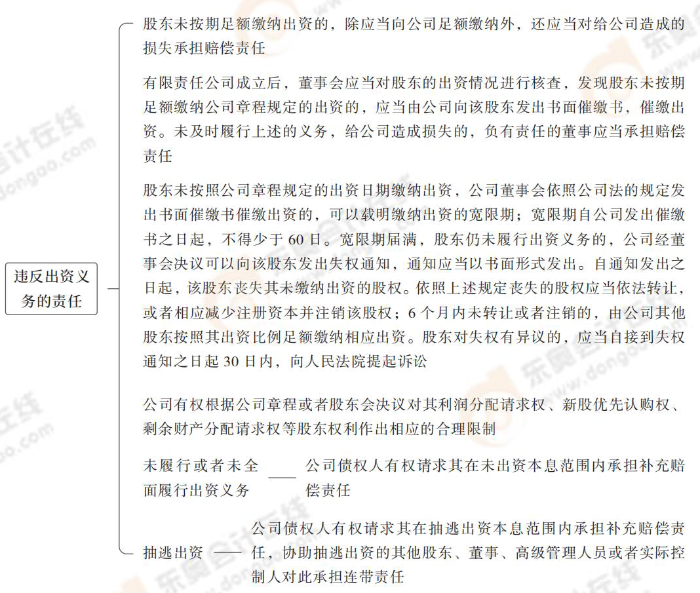 違反出資義務(wù)的責(zé)任 違反出資義務(wù)的責(zé)任