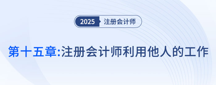 第十五章注冊會計師利用他人的工作_2025年注會審計搶學記憶樹