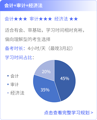 會(huì)計(jì)+審計(jì)+經(jīng)濟(jì)法