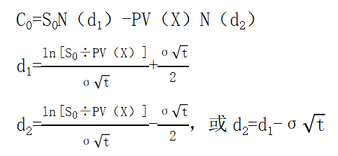 布萊克—斯科爾斯期權(quán)定價(jià)模型
