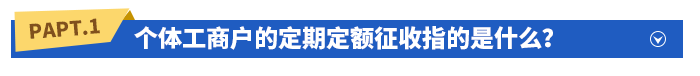 個(gè)體工商戶的定期定額征收指的是什么？