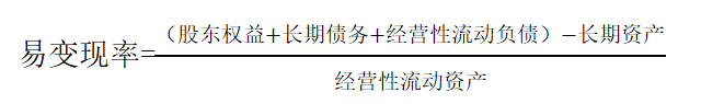 易變現(xiàn)率的計(jì)算 易變現(xiàn)率的計(jì)算