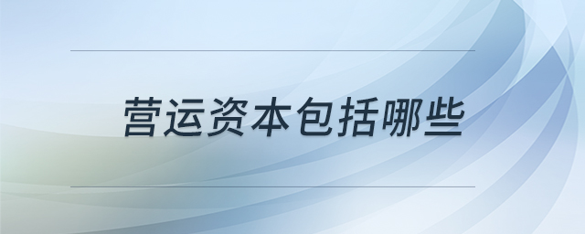 營運(yùn)資本包括哪些