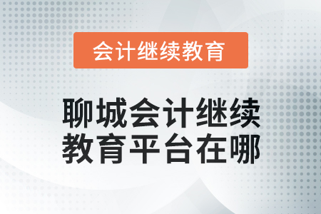 2025年聊城會(huì)計(jì)人員繼續(xù)教育平臺(tái)在哪？