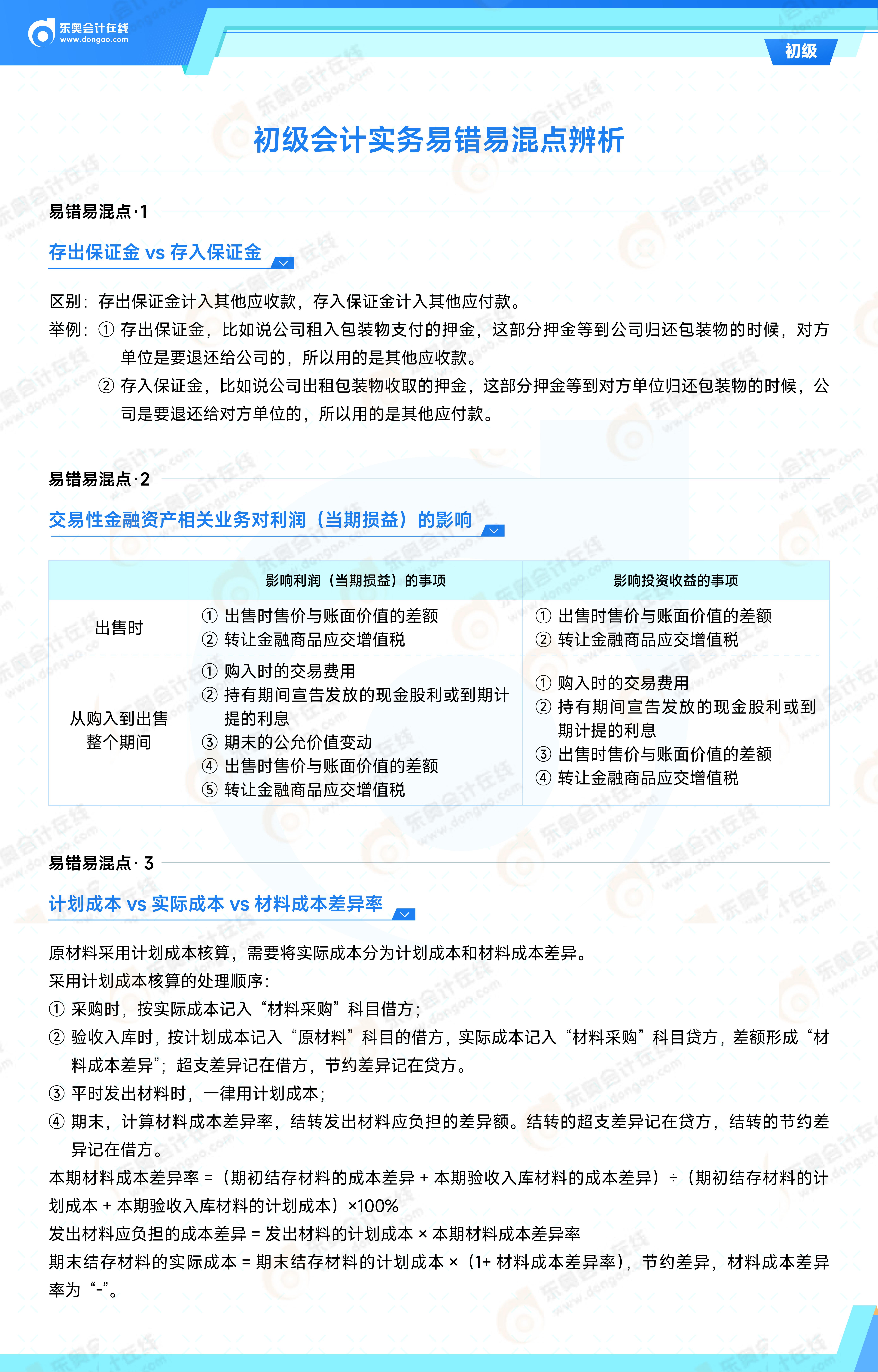 2025年《初級會計實務(wù)》易錯易混點辨析_01