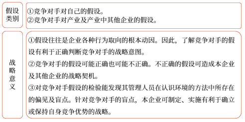 競爭對手的假設