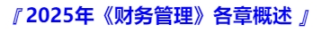 中級會計《財務(wù)管理》各章概述