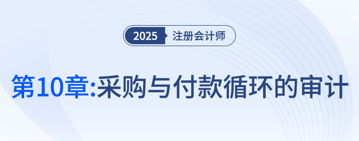第十章采購與付款循環(huán)的審計(jì)_2025年注會(huì)審計(jì)思維導(dǎo)圖