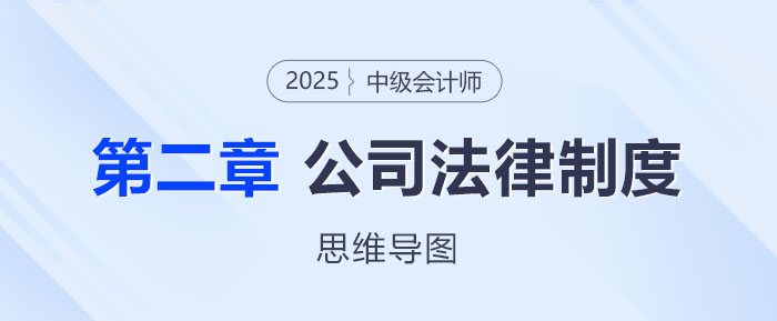 2025年中級會計經(jīng)濟法思維導(dǎo)圖——第二章：公司法律制度