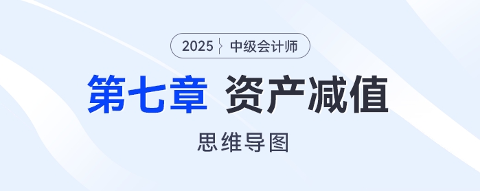 2025年中級會計實務思維導圖——第七章：資產減值