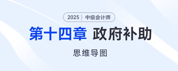 2025年中級會計實務(wù)思維導(dǎo)圖——第十四章:政府補助 2025年中級會計實務(wù)思維導(dǎo)圖——第十四章:政府補助