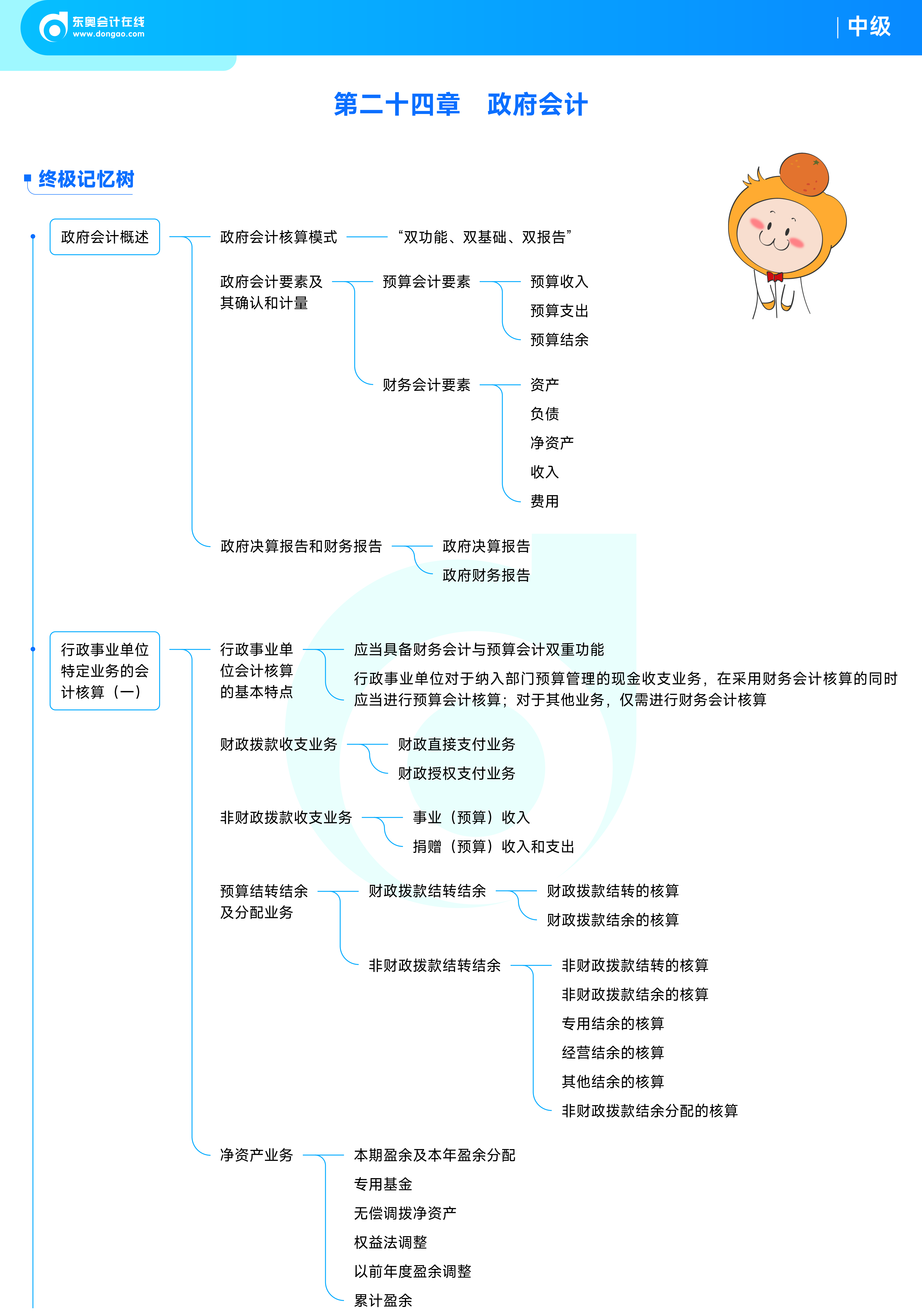 《中級(jí)會(huì)計(jì)實(shí)務(wù)》思維導(dǎo)圖政府會(huì)計(jì)