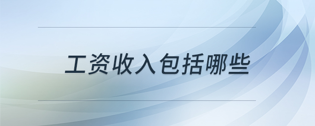 工資收入包括哪些