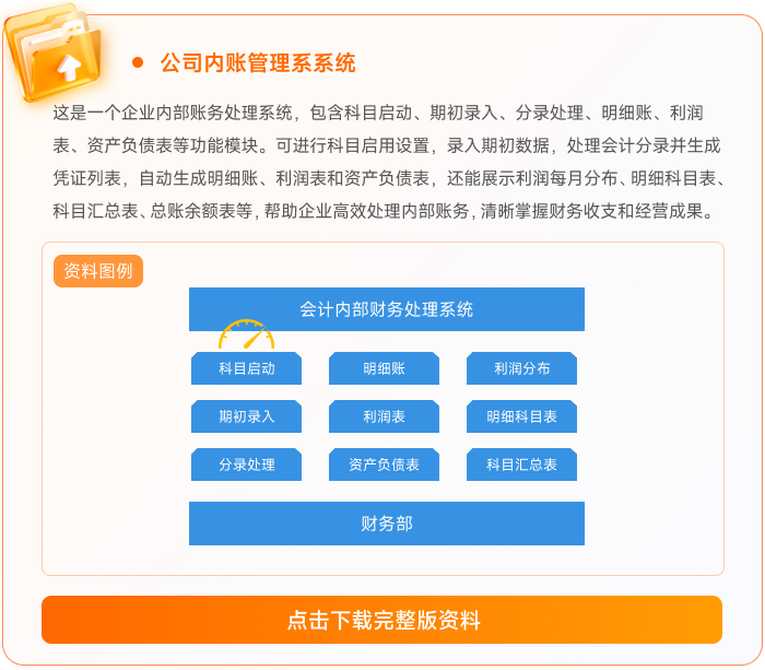 04公司內(nèi)賬管理系系統(tǒng)