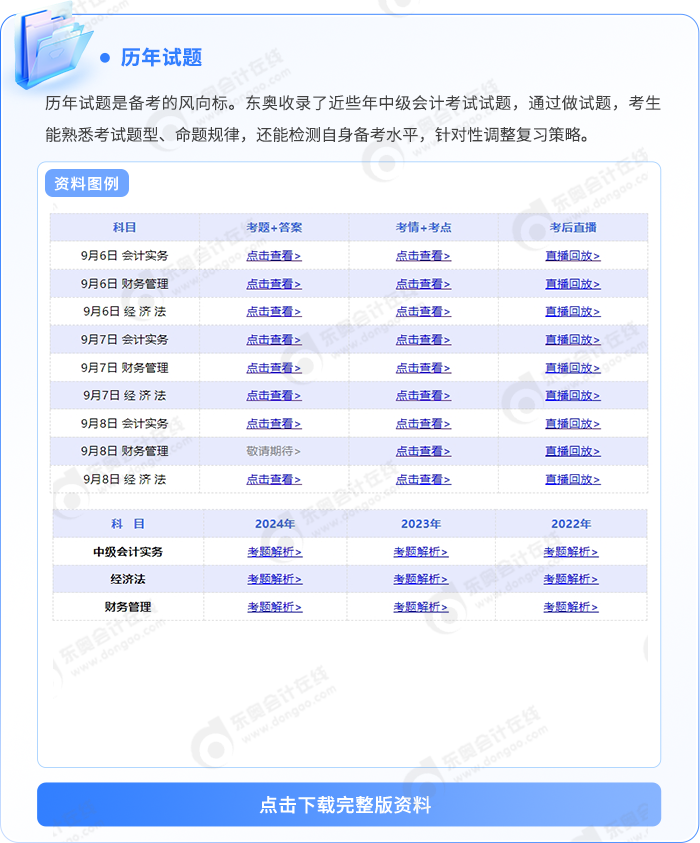 中級會計(jì)歷年試題