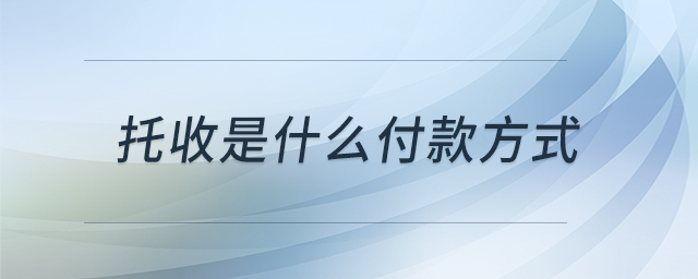 托收是什么付款方式
