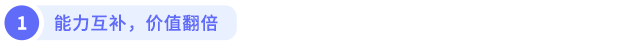 能力互補(bǔ)，價(jià)值翻倍