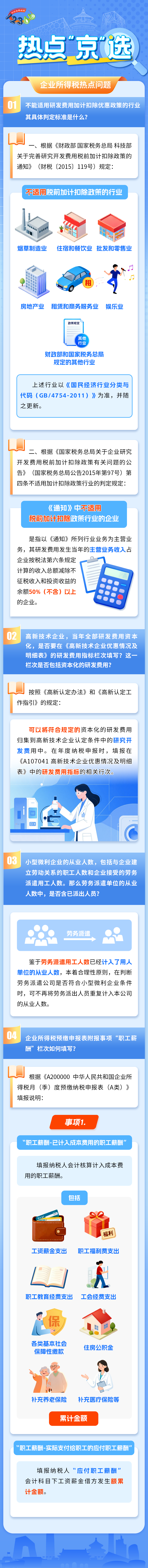 企業(yè)所得稅預(yù)繳申報表附報事項“職工薪酬”欄次如何填寫？企業(yè)所得稅問題匯總～