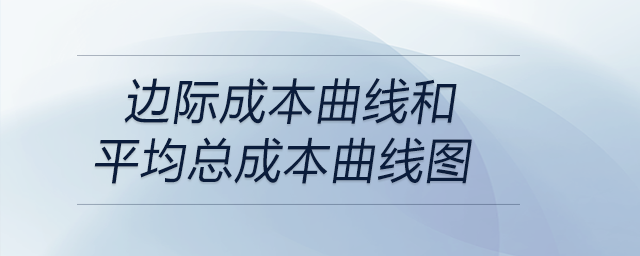 邊際成本曲線(xiàn)和平均總成本曲線(xiàn)圖