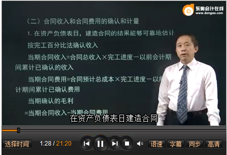 張志鳳2014注會綜合階段免費視頻:收入費用和利潤