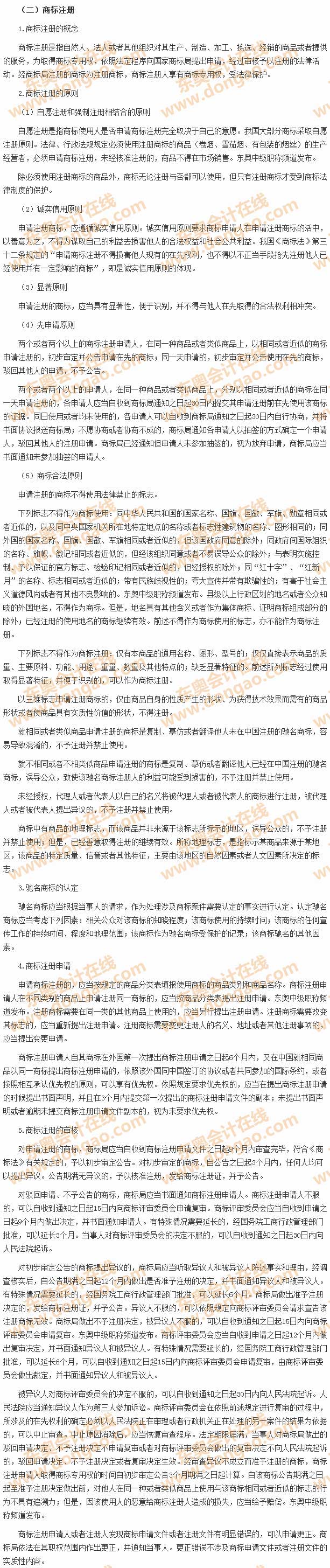 商標(biāo)法律制度