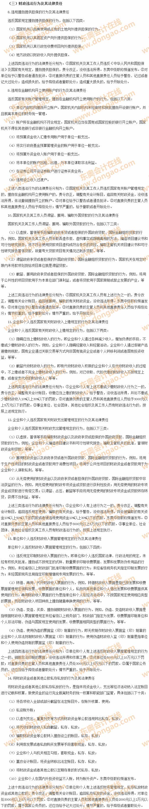 財政違法行為及其法律責(zé)任